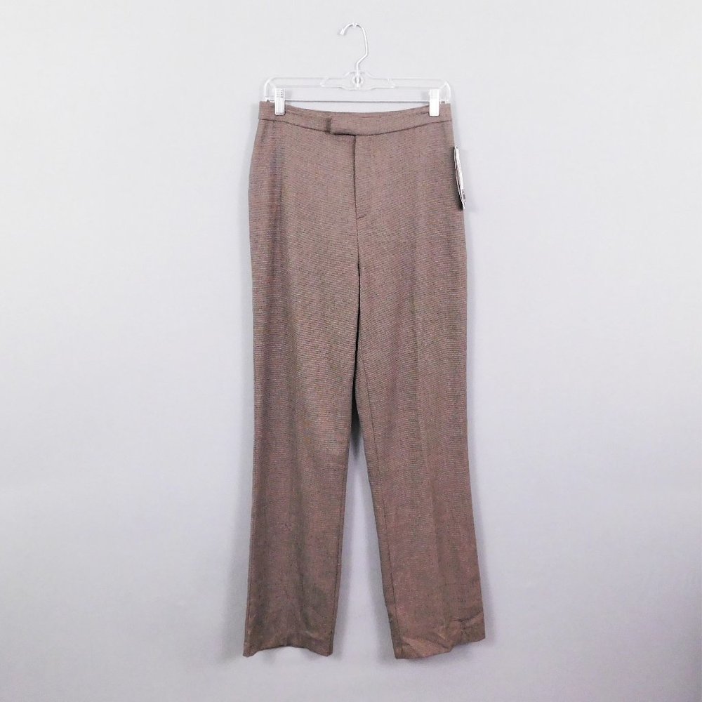 Briggs‎ Women Pants Brown Black 8 New